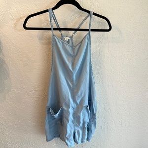 Aerie light demon romper, overall, swim cover size L